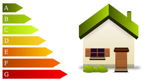 House with EPC rating graphic next to it