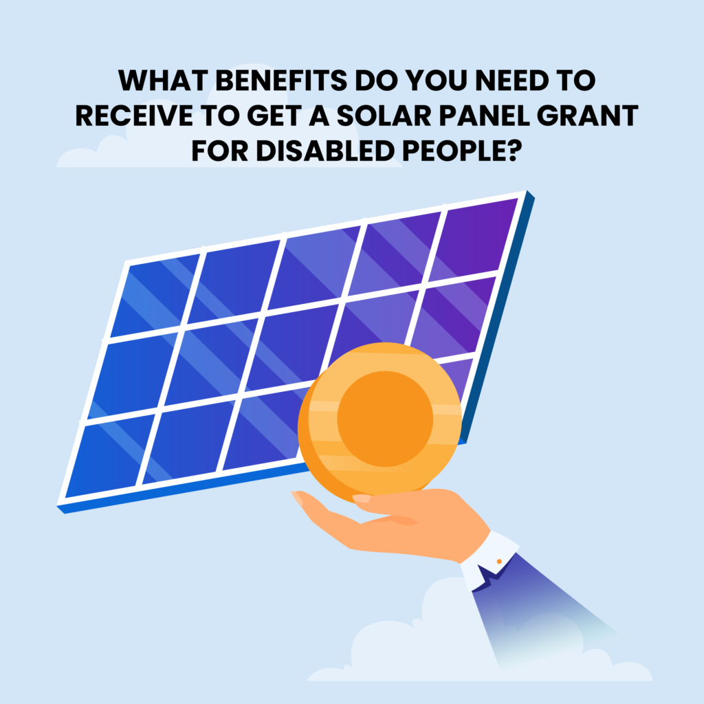 disabled benefits for free solar panels