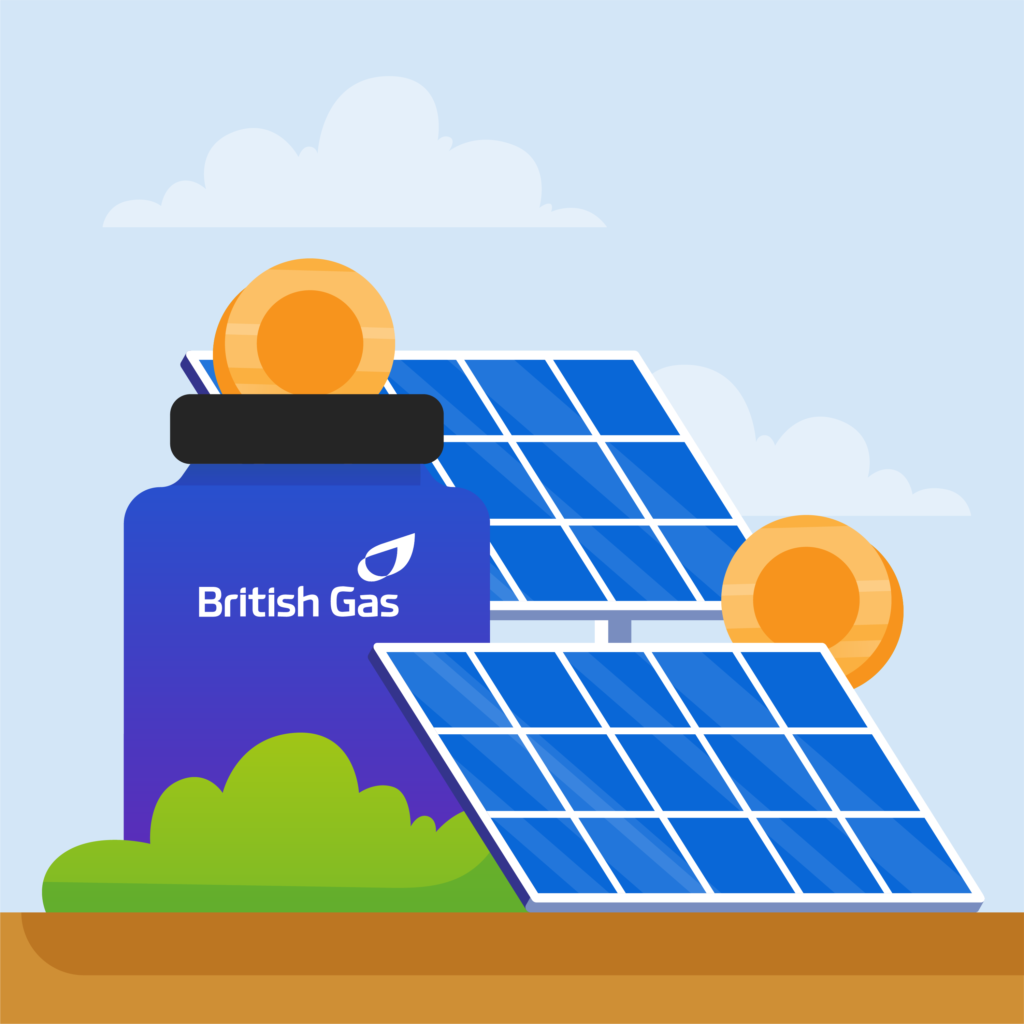 how much can you save with British gas solar panels